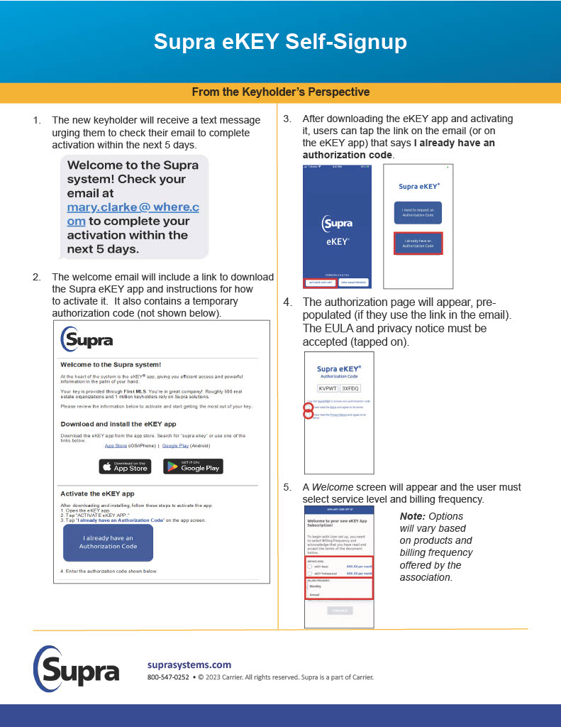 How to Enable your Supra Lock Box eKey Greater Springfield Board of